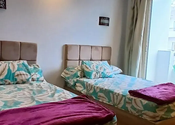 Apartment Furnished & Kitchen Seaview Beachfront Near Airport Hurghada