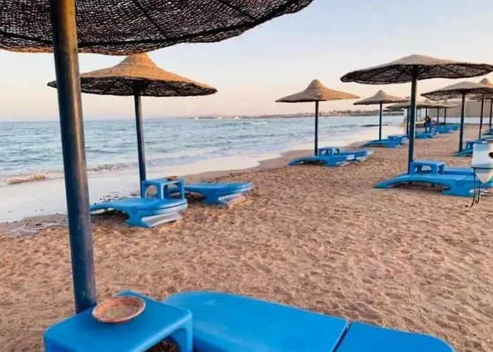 Furnished & Kitchen Seaview Beachfront Near Airport Apartment *