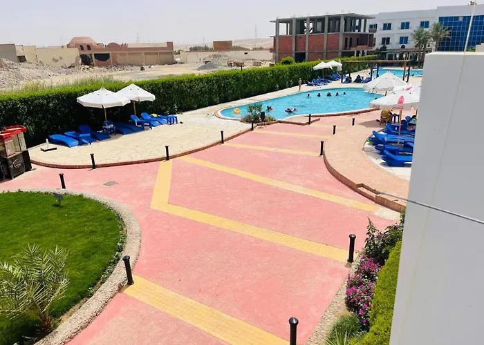Furnished & Kitchen Seaview Beachfront Near Airport Hurghada